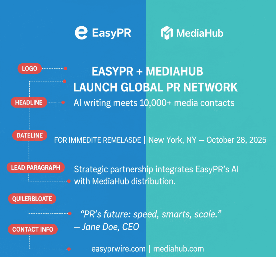 LinkedIn Press Release Template